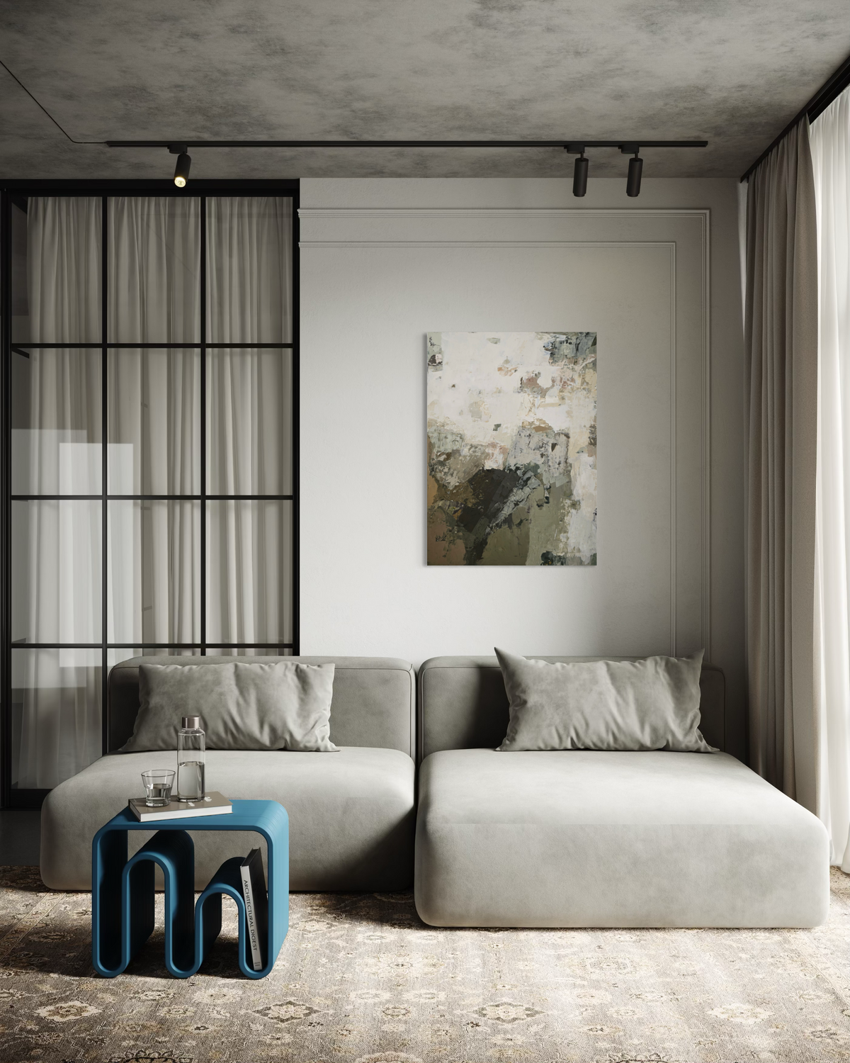 Didelis originalus paveikslas –  Last Harvest. 110x80 cm