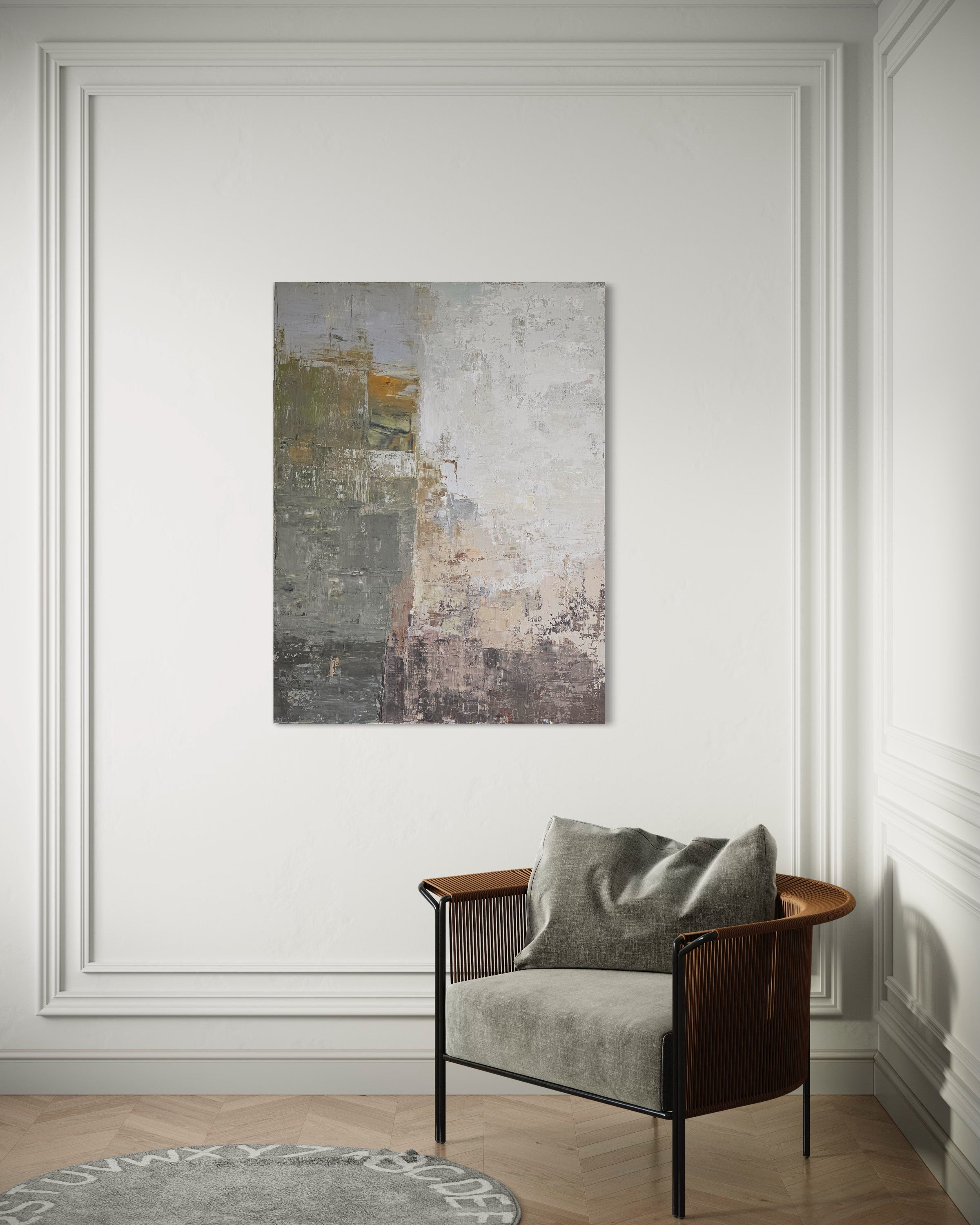 Abstraktus paveikslas - „Parnidžio kopa“. 120x90 cm